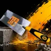 Multi-functional agricultural shovel, hand-held iron soil loosening and digging tool, essential for horticultural construction, durable and corrosion-resistant Application Scenario